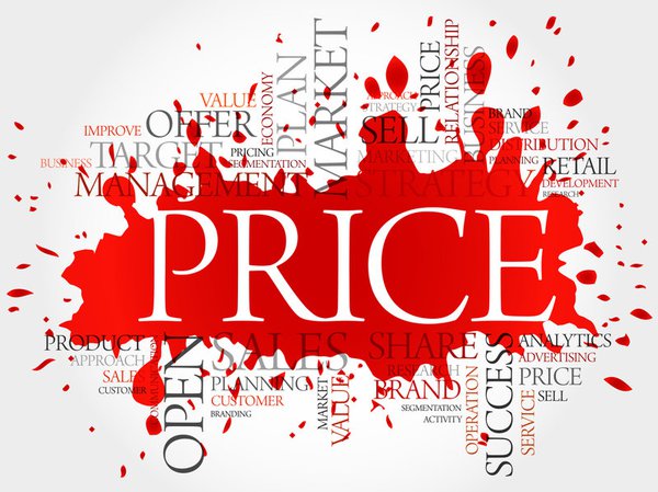 PRICE word cloud, business concept